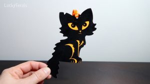 Black Cat Book Mark