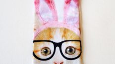 Easter Cat Socks