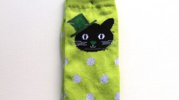 St Patricks Day Cat Socks