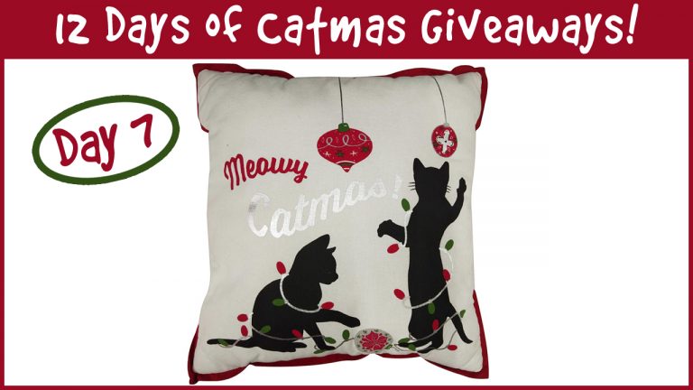 12 Days Of Catmas Day 7 Pillow