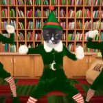 Merry Christmas From The Lucky Ferals 2018! Elf Yourself Cats Dancing