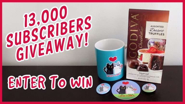 13,000 subscriber giveaway